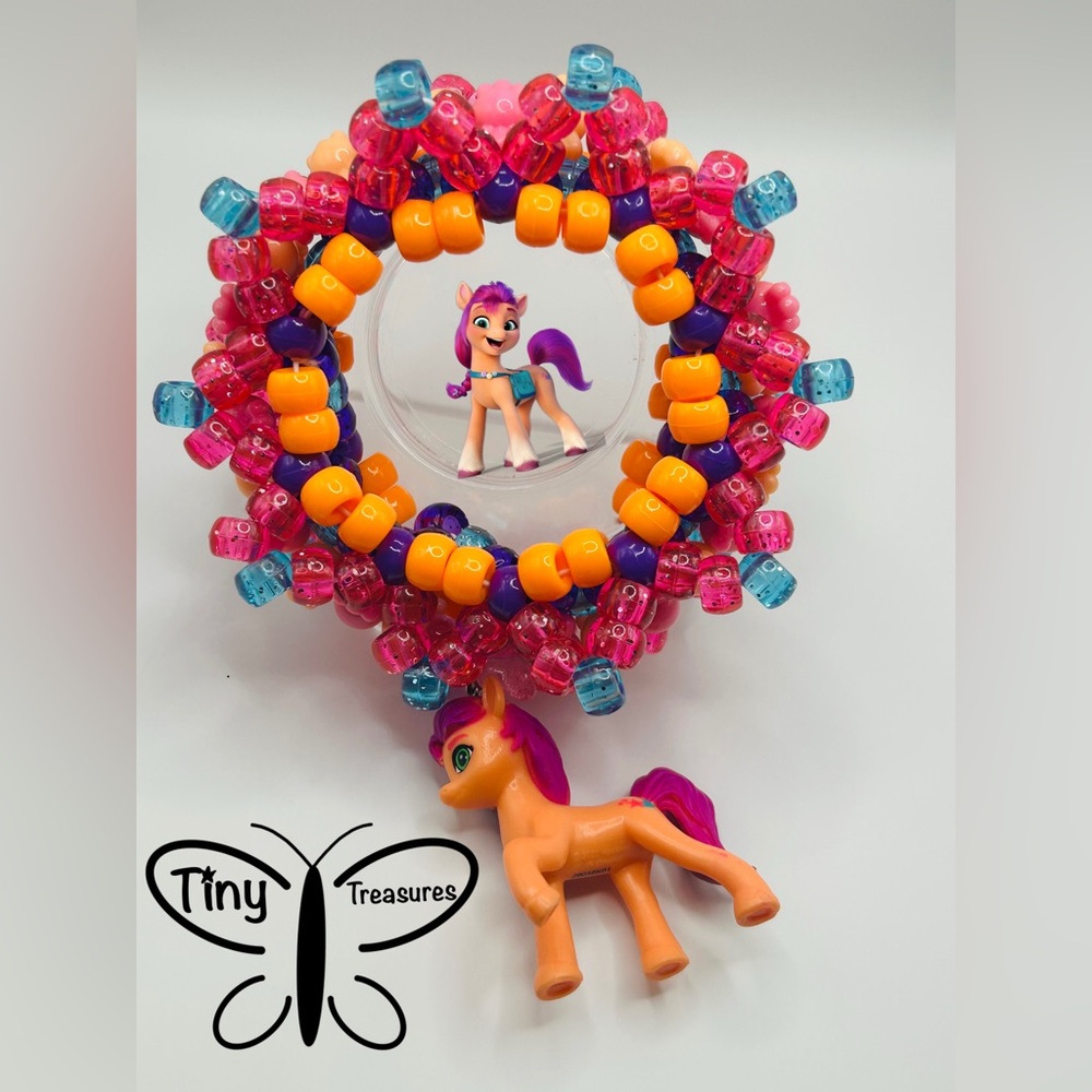☀️My little pony Sunny handmade Kandi rotator☀️